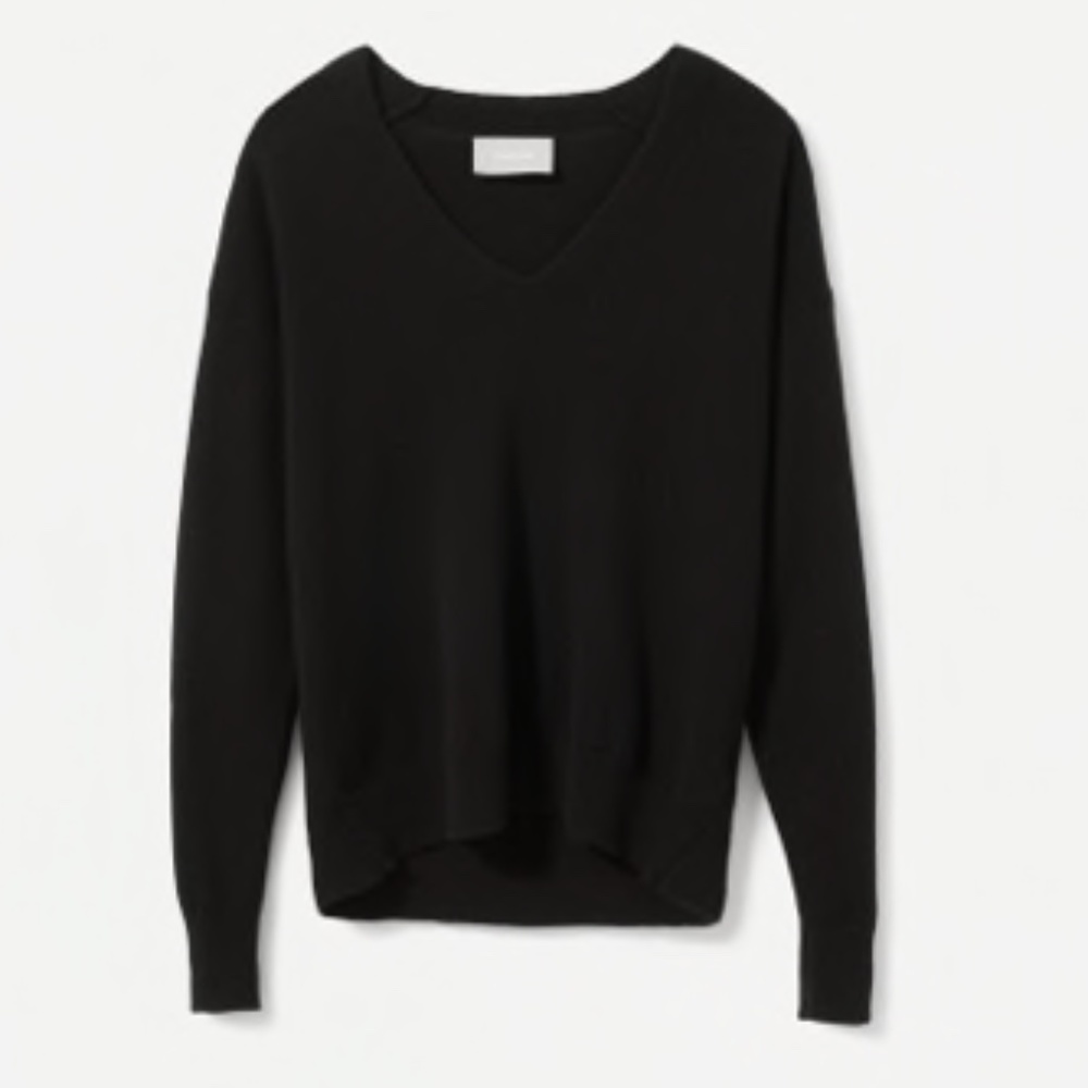 CASHMERE - Everlane Oversize V-Neck Cashmere sweater